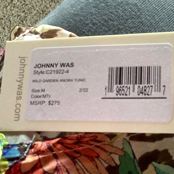 NWT Johnny Was Wild Garden Aurora Top - Picture 7 of 8